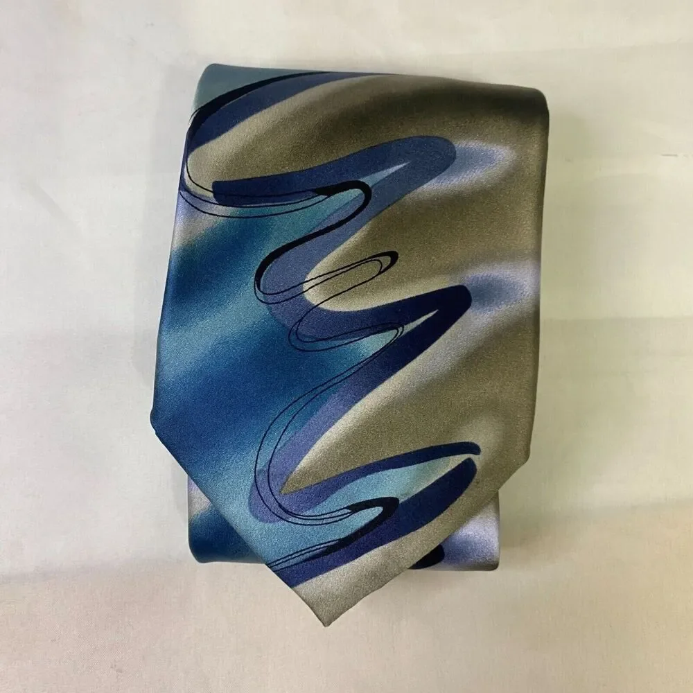 #6620 J Garcia Floating Planes Collection Fifty Two Mens Necktie, Tie